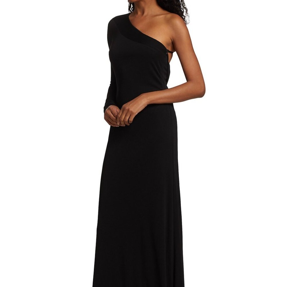 Halston Jade Jersey Gown